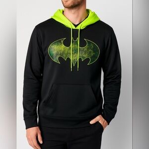 D.C Comics Black Hoodie with Green Batman Logo